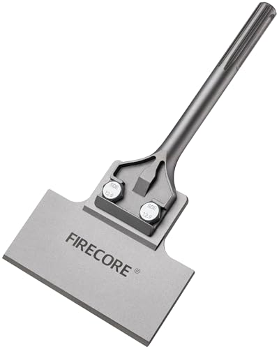 Firecore Scalpello per spatola SDS Max,Scalpello raschietto da pavimento, scalpello piatto da 150 x 300 mm per rimuovere colla, tappeto, colore e strumento FS23612 Firecore Scalpello per spatola SDS Max,Scalpello raschietto da pavimento, scalpello piatto da 150 x 300 mm per rimuovere colla, tappeto, colore e strumento FS23612