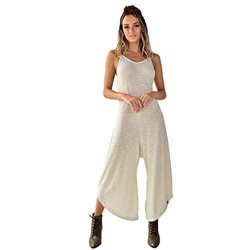 Macacão Pantacourt Brohood Flow Crepe Rajada Off White GG