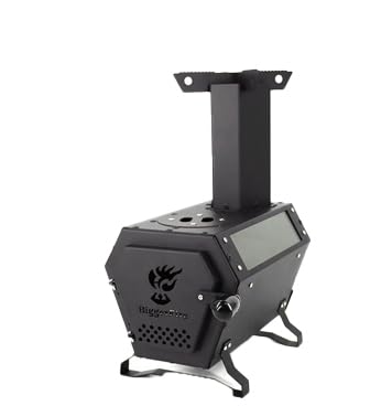 Amazon.co.jp: 【LifeRed】 コンパクトミニ薪ストーブ ブラック