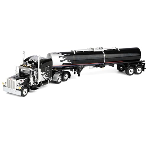 Modelo a escala 1:64 Peterbilt 389 camión con trailer químico miniatura 5