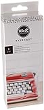 We R Memory Keepers 0633356629108 Accessories Type Cast-Typewriter Cover-Clear