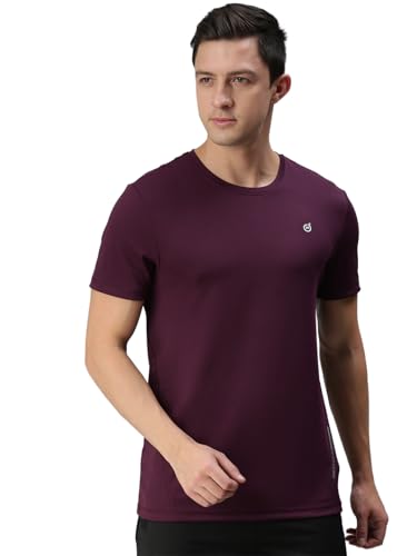 Image of Macroman M-Series Active Tee for Men in Ultra-Light Polyester Mesh, Sweat-Wicking & UV-Protected Full Sleeve T-Shirt for Performance & Style
