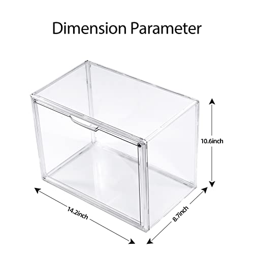 Starogegc GC-122001 3Pack Clear Plastic Handbag Storage Organizer For Closet, Acrylic Display Case thumb #2