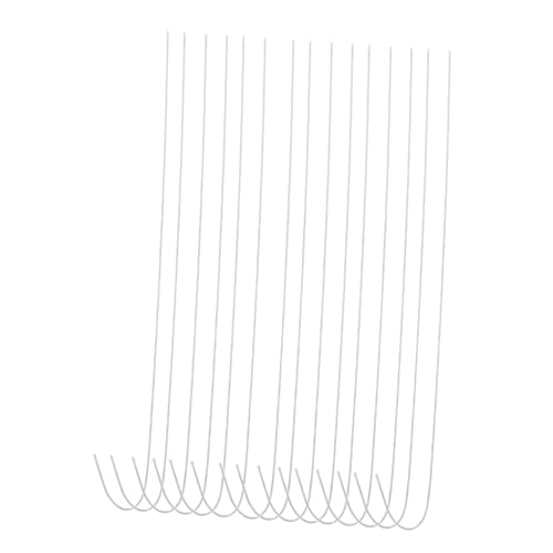 Tofficu 100pcs White Floral Wire for Flower Arrangements Floral Stem for DIY Craft Supplies Floral Crafting Wire Flower Arrangement Tools