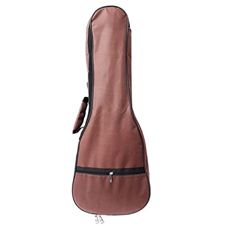 Image of Ukulele Case with 5MM Sponge Padding Adjustable Shoulder Strap 21 Inch (23 /24 inch, Coffee)