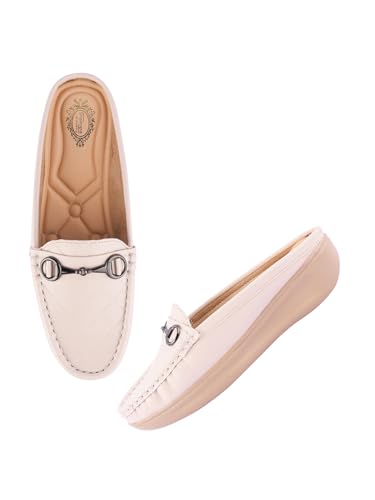 Shoetopia Smart Casual Cream Loafers for Women & Girls-EU39 (B0D2RN383S) Amazon Price History, Amazon Price Tracker