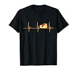 Käsekuchen Dessert Herzschlag EKG Puls Torte Kuchen T-Shirt