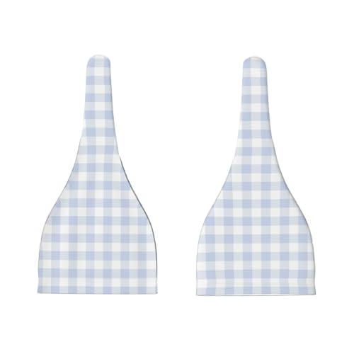 Blue Checkboard Baby Hats 0-6 Months Adjustable Top Knot Stretchy Soft Newborn Hats Baby Boy Girl Beanie3