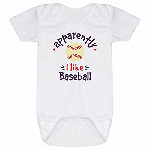 Image of ChalkTalkSPORTS Baseball Baby & Infant One Piece | Baseball Theme Bodysuits