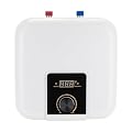 1500W Electric Mini Tank Water Heater with LED Display, 2.11 Gallons Instant Sink Hot Water Heater Under Sink Small Hot Water for Kitchen Home RV, Shelf, Wall or Floor Mounted