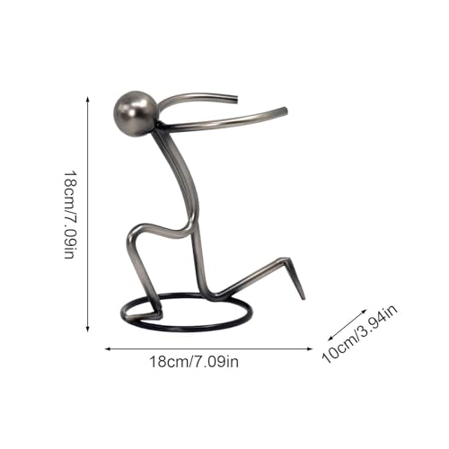 Porte-bouteilles de comptoir en métal pour décoration de cuisine et table - 5