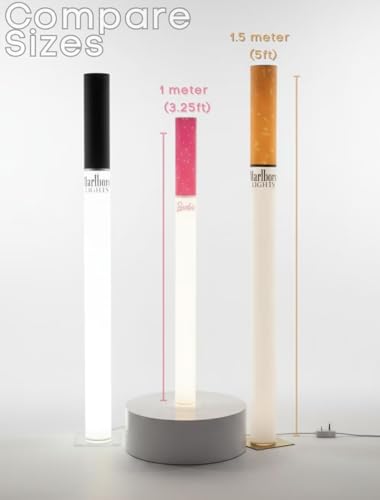 Image of Classic Lamp for Living Room Decoration, Floor Lamp Living Room, Decorative Lamp Bar, Restaurant, Cafe, Home, Pink, LED Ambient Light (150 cm) (Tall 1.5mtr)