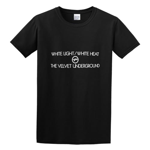 Photo de Men's Casual Shirt The Velvet Underground/Lou Reed White Light White Heat Album with CD Artwork Cool and Breathable Black XXL