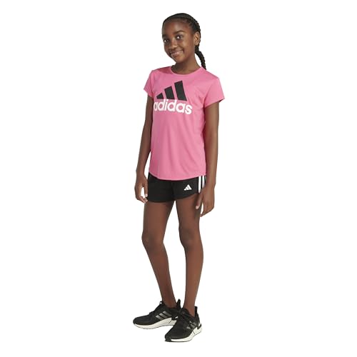 Image of adidas Girls' Short Sleeve Scoop Neck Tee T-Shirt