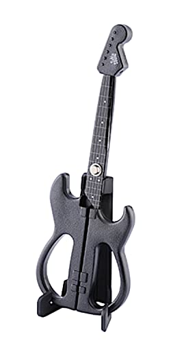 Nikken Cutlery Guitar Scissor SekiSound Black with a stand (Gift Box Included) Hobby Tool SS-20B