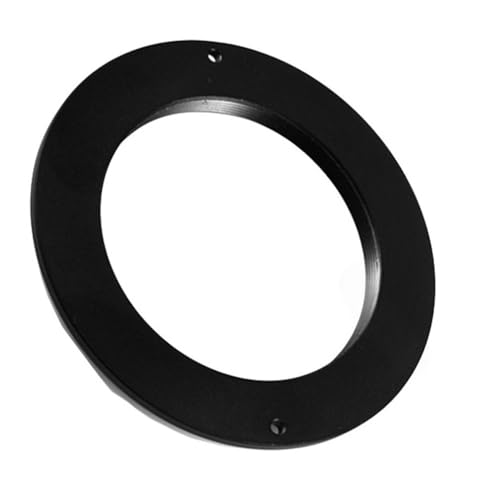 Anillo adaptador M48xM54 de metal negro para fotografía con telescopio astronómico