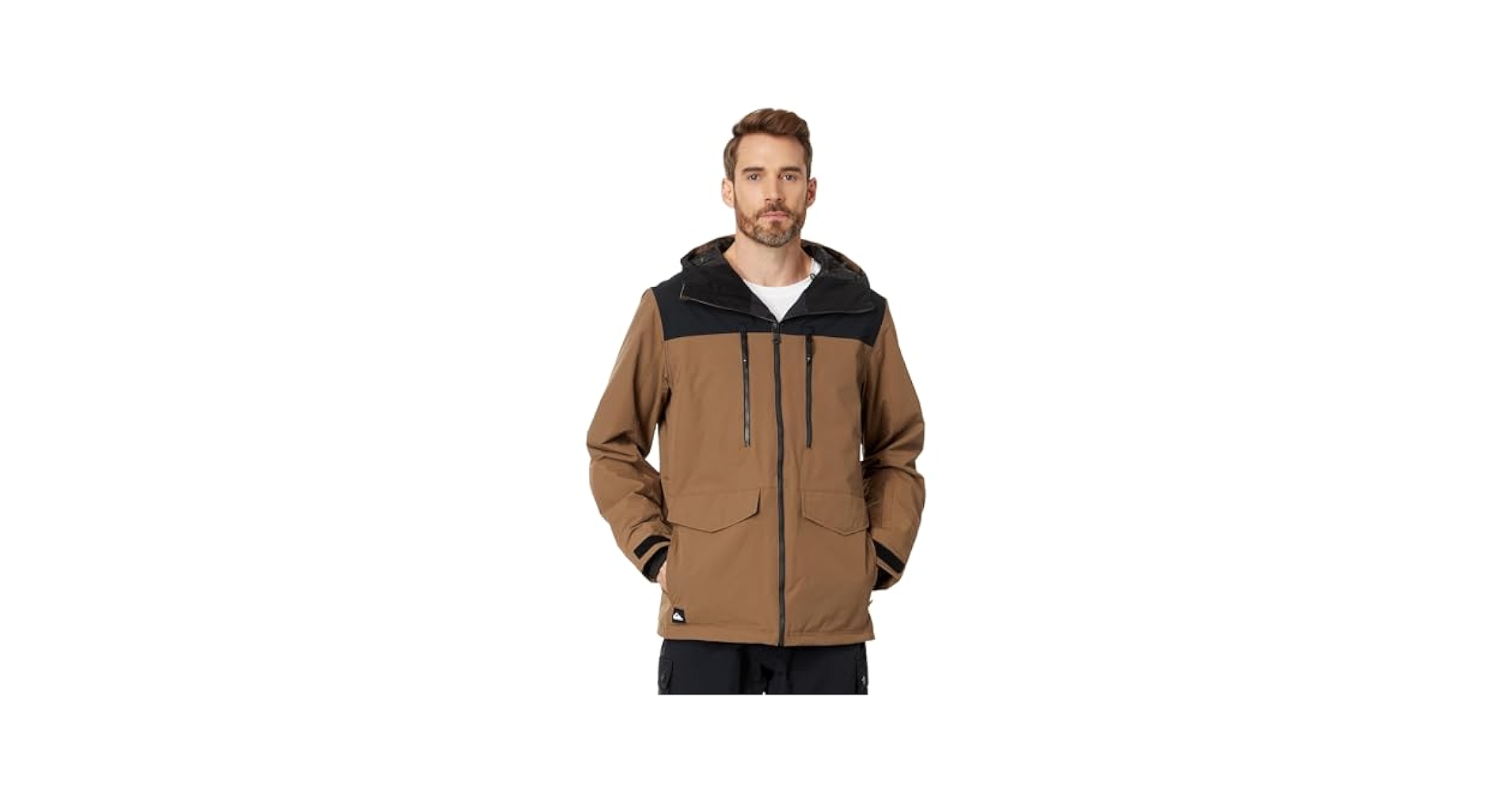 Amazon.com: Quiksilver Fairbanks Jacket True Black 2 SM
