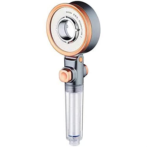 Pommeau de douche double face jet pluie ABS rond raccordement G1/2