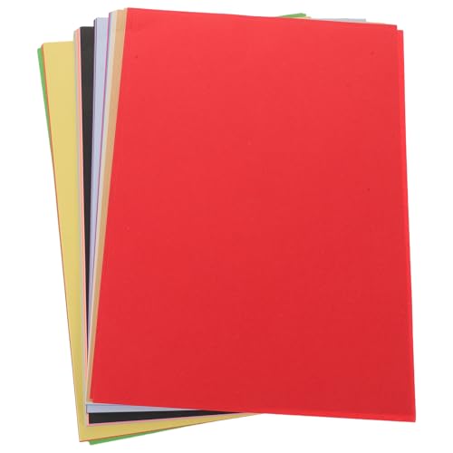 jojofuny 200 hojas de papel para origami A4 de doble cara para niños. Hojas de colores para manualidades, proyectos de arte y decoración navideña. 20 colores.