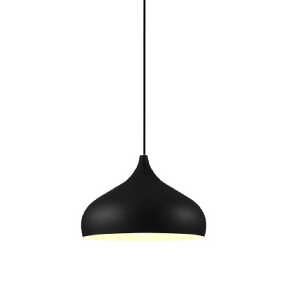 Lámparas Colgantes industriales Sencillas Macaron Fashion Shade Lámpara Colgante de Metal escandinava Estilo danés Elegante luminaria de Color para Dormitorio, Comedor, Restaurante