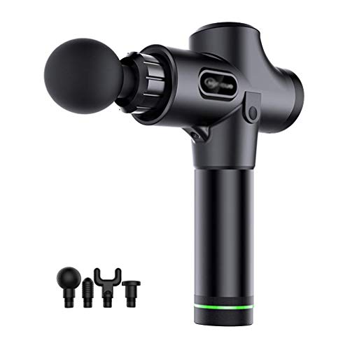 Preisvergleich Produktbild DFBGL Muskel Massagegerät,Massagepistole Muskelmassagegerät Deep Tissue Percussion Tragbares tragbares elektrisches Körpermassagegerät Sportbohrmaschine Super Quiet Brushless Motor Cordless