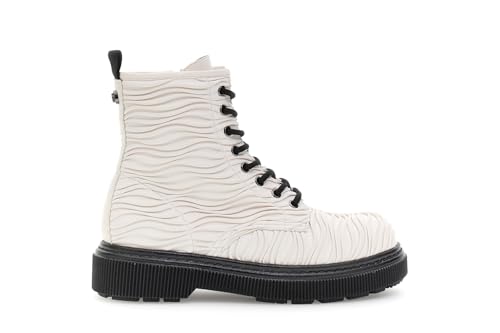 Bottines à lacets finis les pieds fatigués avec CAFèNOIR plissé