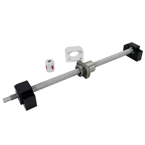 Metal Ball Screw nut end Processing High Lead Ball Screw 300-1000mm SFE2020 Ball Nut Housing BK15 BF15 Support Coupler(400mm)