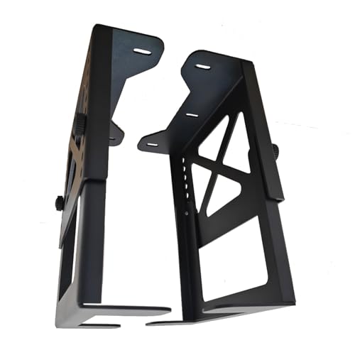 Generico Soporte de escritorio para ordenador | Soportes de montaje para ordenador | Diseño ajustable que ahorra espacio para gestión de cables pequeños ambientes casa dormitorio estudio oficina