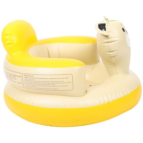 Milisten Silla Inflable para Bebés y Pequeños Asiento de PVC Básico Color Azul Ligero y Portátil para Baño y Aprendizaje de Sentado Seguro