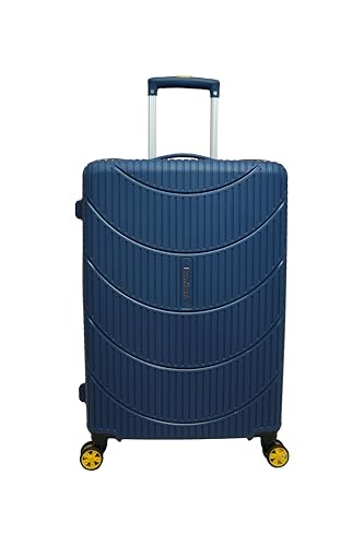 Image of American Tourister Kamiliant Set of 3 Small - 55 Cm, Medium - 68 Cm & Large - 79 Cm Polypropylene Hard 4 Wheeler Spinner Trolley Bag Luggage Trolley (Navy)