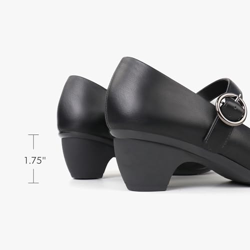 Image of Women Mary Janes Pumps Chunky Shoes Dress Shoes