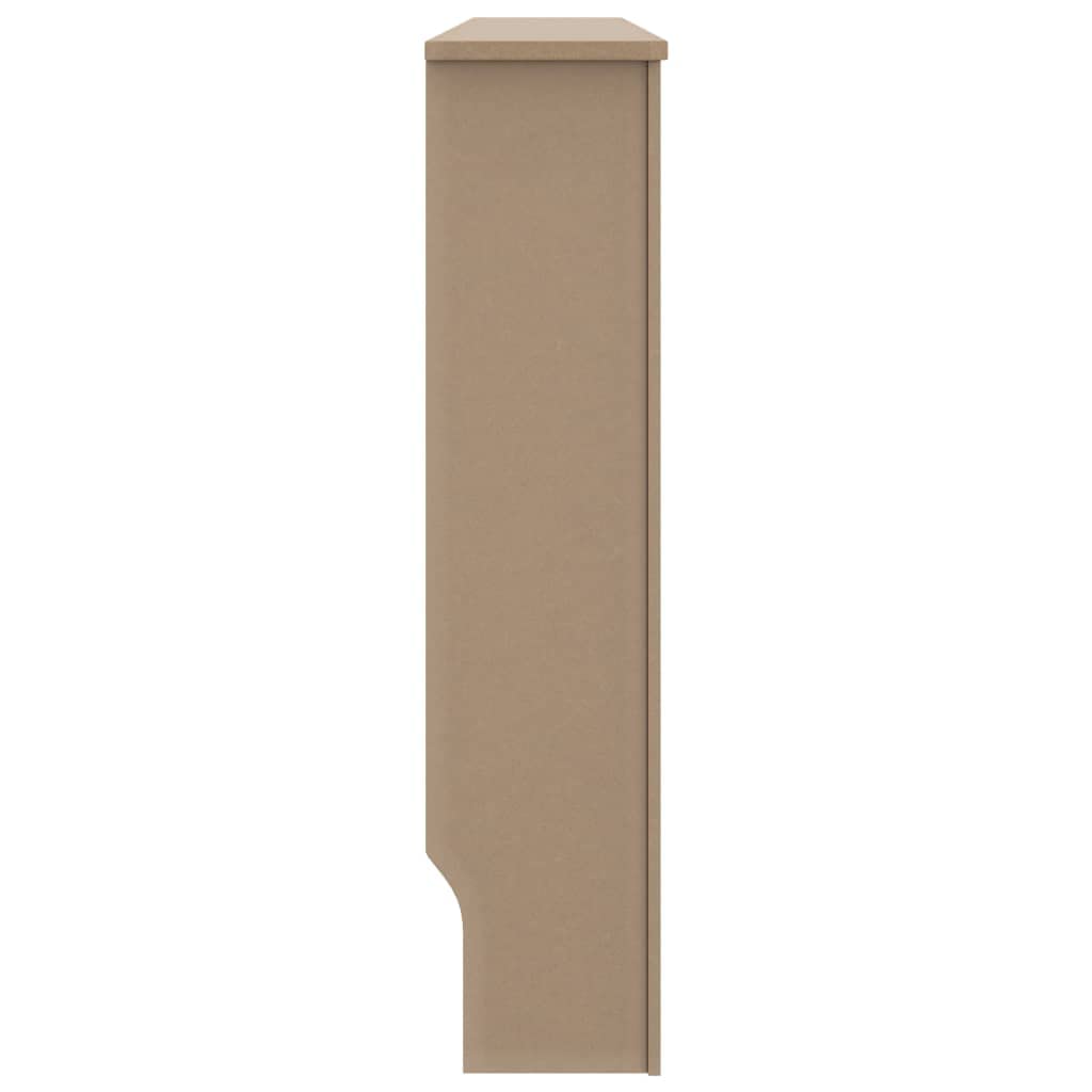 vidaXL Cubierta para Radiador, Armario de Pared para Calentador, Estante para Libros Adornos, Mueble Tapa de Calefacción de Salón, MDF