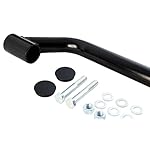 Black-Poly-Fender-Mounting-Kit-with-Amber-Reflective-End-Cap-in-The-End
