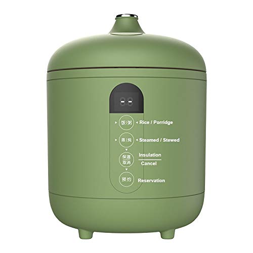 RajoNN 0,8 l cuociriso elettrico multicooker appuntamenti intelligente pentola isolamento alimentare zuppa porridge Maker Olla arrocera (colore: Roze)