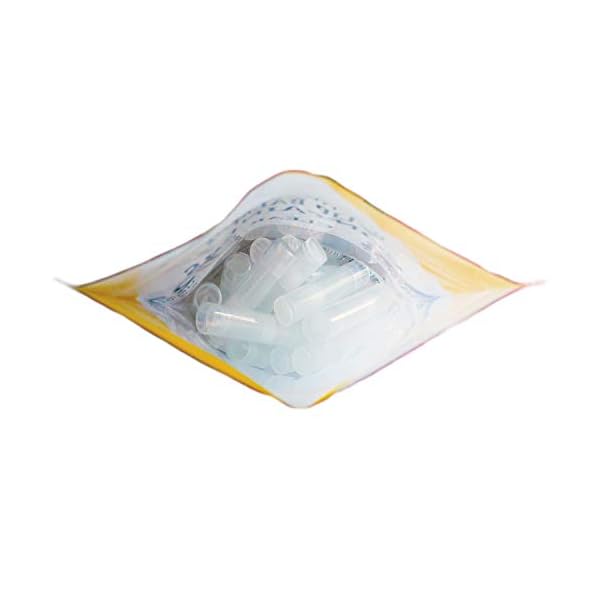 50 Clear Lip Balm Containers Round Tubes, BPA Free, Made in USA, 100% BPA Free, with Clear Caps For DIY Lipstick, homemade Lip Balms by Mary Tylor Naturals