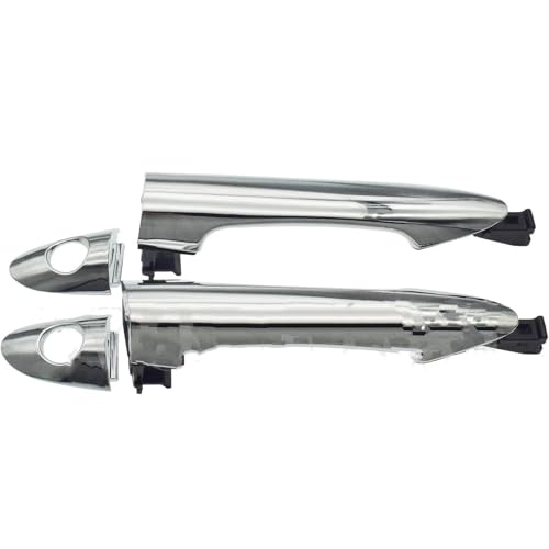 Poignée de porte extérieure voiture Kia Picanto 2011-2016 avant gauche droite chrome argent
