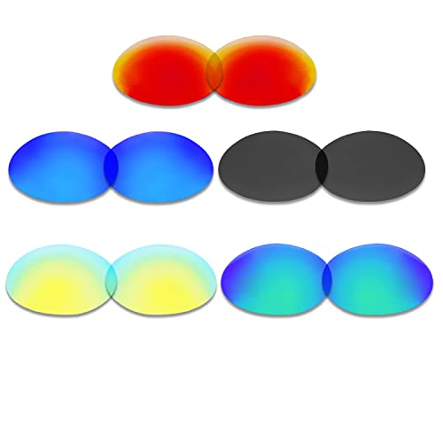 Lentilles pour Oakley Romeo 1 de remplacement avec 5 couleurs interchangeables