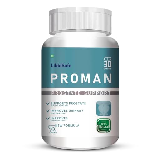 Image of Proman Capsule for Prostate Health | Herbal Prostate Care for Men | Supports Urine Flow, Bladder Wellness & Hormonal Balance | Proman Medicine for Men Age 40+ | Ayurvedic Prostate Support Supplement.