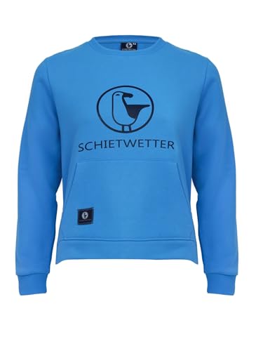 SCHIETWETTER Damen Pullover Tilla Sweatshirt Langarm Longsleeve Sweater mit Kängurutasche Jeans 46
