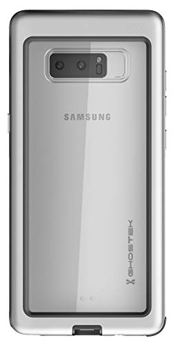 Ghostek Atomic Slim Super Tough Shockproof Case Designed for Galaxy Note 8 2017 (6.3 Inch) - (Silver)