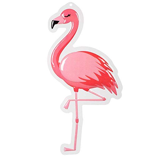 Boland Décoration Murale Flamant Rose en Plastique 50 x 30 cm