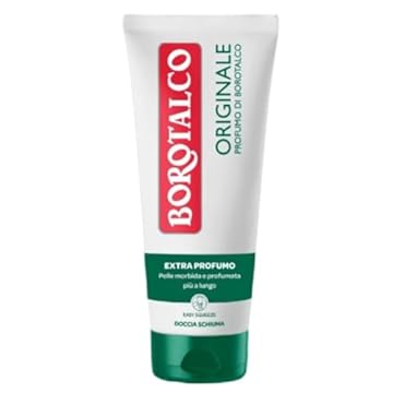 Borotalco Docciaschiuma Original Corpo, Doccia Schiuma al Profumo di Borotalco Shower Gel per una Pelle Morbida e Profumata, Ottimo per Uomo e Donna, Flacone da 200ml