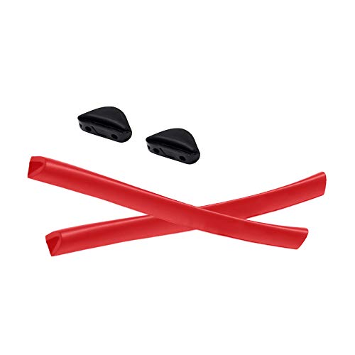 Acefrog Kits de goma de repuesto para gafas de sol Oakley Triggerman, rojo (Rojo), Talla única