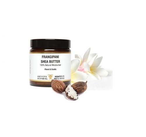 AMPHORA AROMATICS Frangipani Shea Butter 120ml Crema hidratante floral y exótica