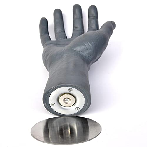 CLUB BOLLYWOOD® Realistic Male Mannequin Hand Mens Hand Model Holder Left with Magnet | Nail Care Manicure & Pedicure | Nail Practice & Display