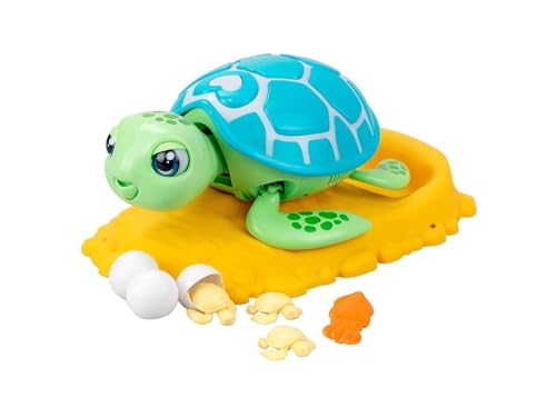 Bizak Tortuga Interactiva Salva La Tortuga. Te Compensara Si La Cuidas. Pone Huevos! Dale De Comer y Curala. 19,20x34x20 cm.