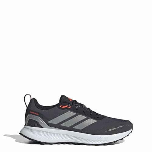 adidas Herren RUNFALCON 5 TR Running Shoes, Core Black/Silver Metallic/Carbon, 39 1/3 EU – Ansicht 5