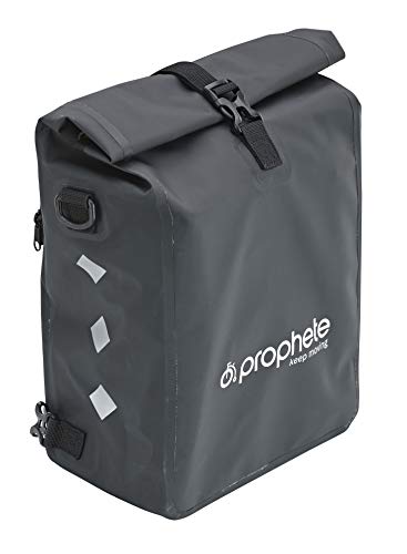Prophete Unisex - Adult Side Pack Bag/Backpack Bag, Black, Plain - Image 2