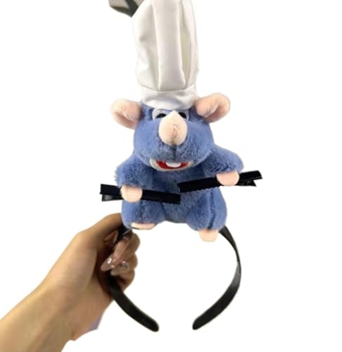 髪飾り ネズミ カチューシャ 前髪ヘアピン ヘッドバンド ヘアバンド 洗顔に最適 キュートで愛らしいヘアアクセサリー 女の子向け (A2)