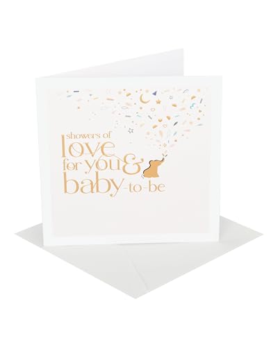 UK Greetings | Baby Shower Card | Elephant | With Envelope